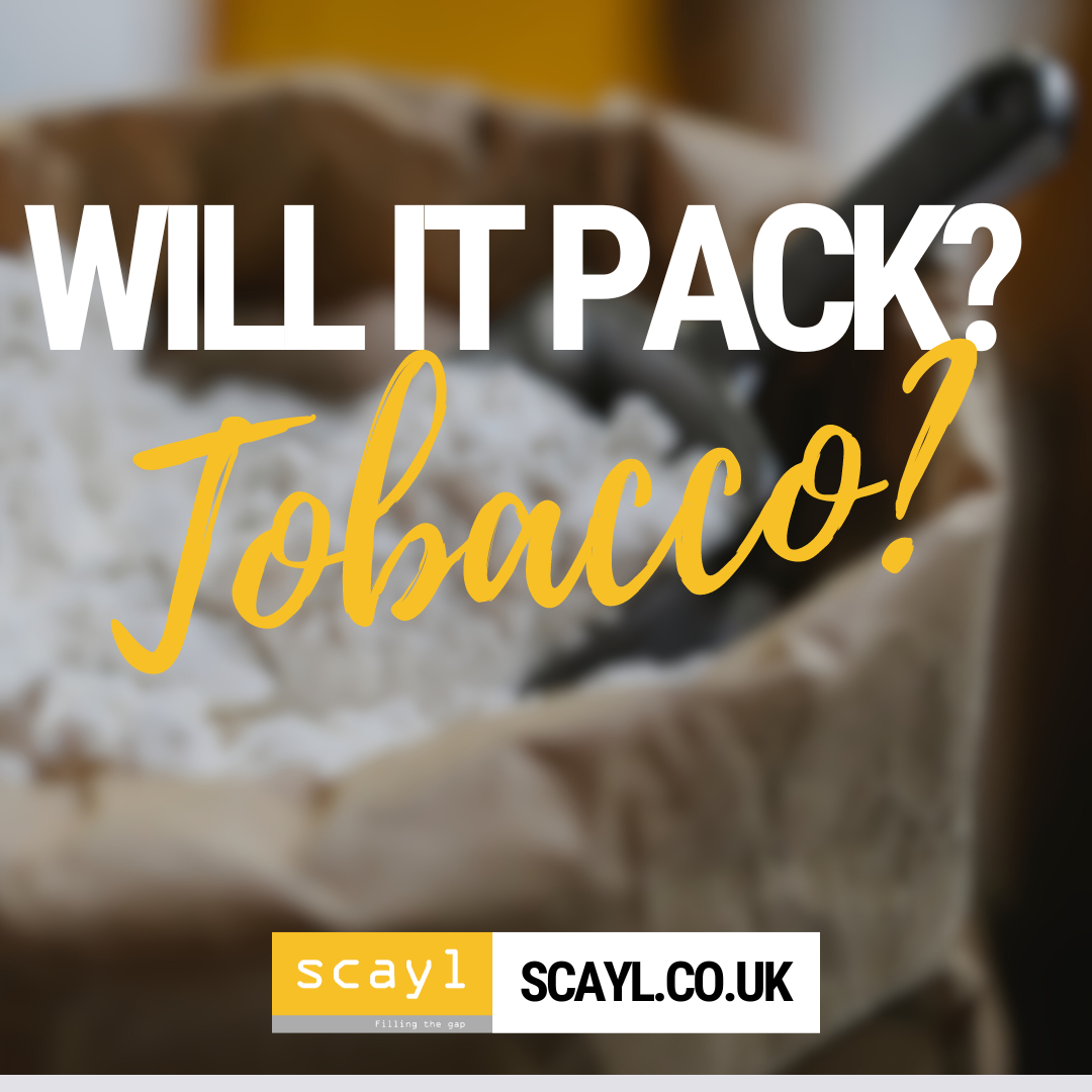 Will A Packing Machine Pack Tobacco?